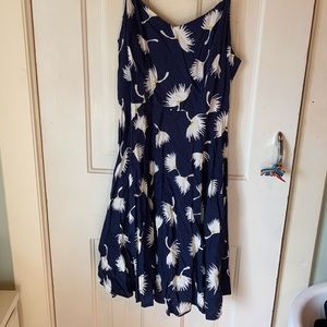Old navy fit and flare spaghetti strap sundress
